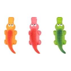 Jouet pour chien kriko latex crocodile assortiment ropestrip