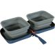 Gamelle pour chien pliable 2 en 1 BVK Bleu