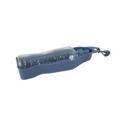 Gourde pour chien plastique pliable BVK Bleu