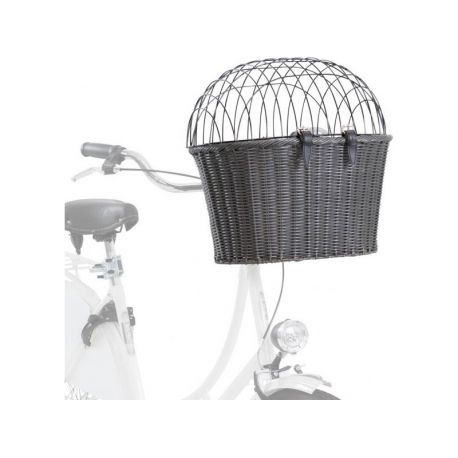 Panier avant pour vélo pour chien, 44 x 41 x 34 cm, anthracite