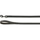 Laisse montana en cuir noir 130 cm