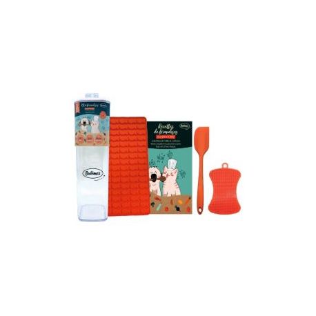 Kit à friandises pour chien BubiChef, forme poisson