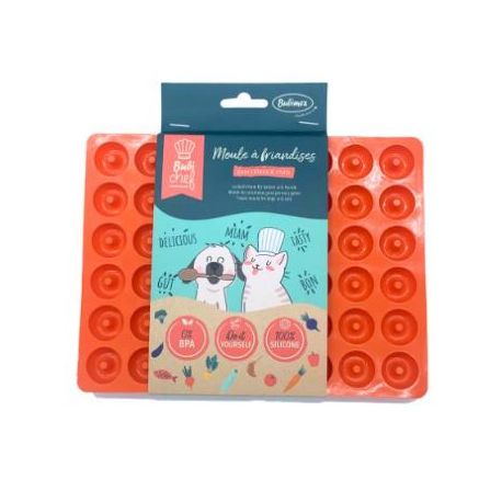 Moule à friandises pour chien BubiChef, forme donut