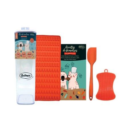 Kit à friandises pour chien BubiChef, forme os/poisson
