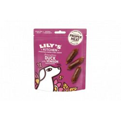 Friandise mini saucisses au canard et chevreuil 70g