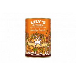 Boite d'humide pour chien lily's kitchen Poulet avec accompagnement légumes 400g