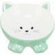 Gamelle pour chat, augmentée, en céramique, 0,15 l/ø 14 cm, divers