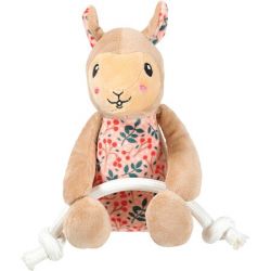 Peluche pour chien lama corde