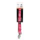Laisse 3 positions 25 mm 200 cm Poids Fuchsia