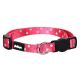 Collier Réglable XS 10 mm 20-32 cm Réfléchissant Fuschia