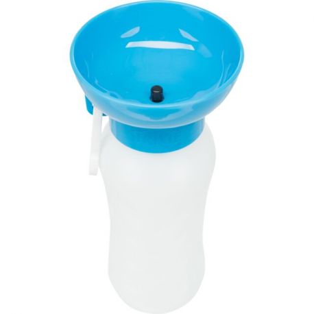 Gourde avec gamelle, en plastique, 0,55 l,
