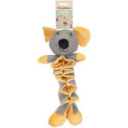 Jouet pour chiot folsy souris gris/ocre