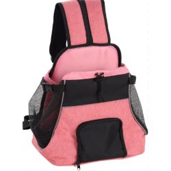Sac de transport a bandouliere chiot xanty rose 29x23x38CM