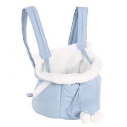 Sac de transport a bandouliere chiot cuddi bleu 32x22x25CM