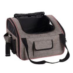 Siege auto pour chiot xenophon taupe 44x37,5x29,5CM