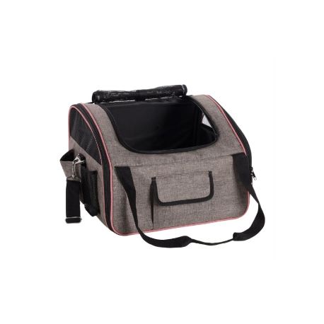 Siege auto pour chiot xenophon taupe 44x37,5x29,5CM