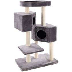 Arbre a chat kresko gris 74x40x115CM