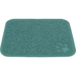 Tapis pour bac à litière, en PVC, 3745 cm, sauge