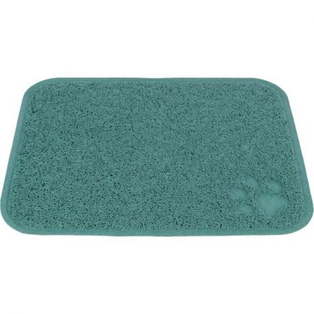 Tapis pour bac à litière, en PVC, 3745 cm, sauge