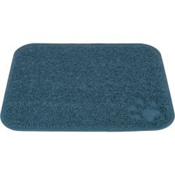 Tapis pour bac à litière, en PVC, 3745 cm, bleu