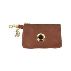 Distributeur sacs a crottes brun foncé