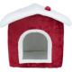 Xmas Abri Nevio, anguleux, 354538 cm, blanc/rouge