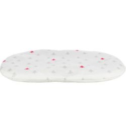 Xmas Coussin Nivia, ovale, 9862 cm, crème