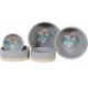 Ecuelle pour chien/chat gres olaria gris