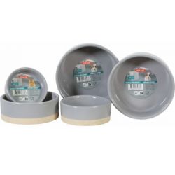 Ecuelle pour chien/chat gres olaria gris
