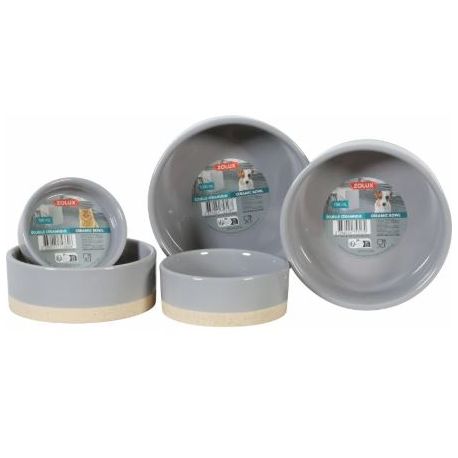 Ecuelle pour chien/chat gres olaria gris