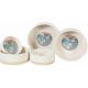 Ecuelle pour chien/chat gres olaria beige