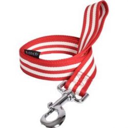 Laisse pour chien stripe rouge