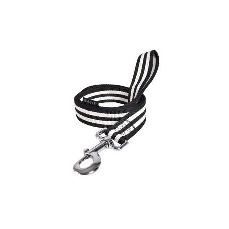 Laisse pour chien stripe noir