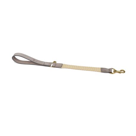 Laisse courte pour chien Tau gris