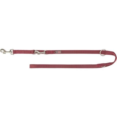 Laisse pour chien premium réglable 2,00 m, sangria