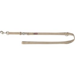 Laisse pour chien premium réglable 2,00 m, sable