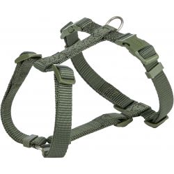Harnais en H pour chien premium, vert olive