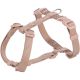 Harnais en H pour chien premium, blush