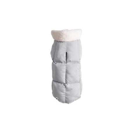 Manteau pour chien irise gris