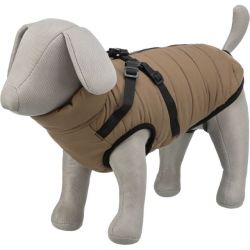 Manteau pour chien d'hiver Pirou avec harnais sable
