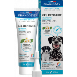 Gel dentaire apaisant pour chien