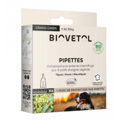 BIOvétol Pipettes Grand Chien 6