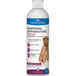 Shampoing Antiparasitaire pour chiens et chats à base de Dymethicone 500ml