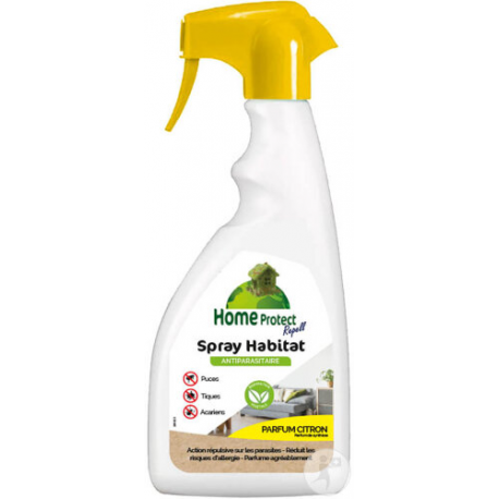 Home Protect spray habitat. Anti-puces et acariens - menthe 500ml