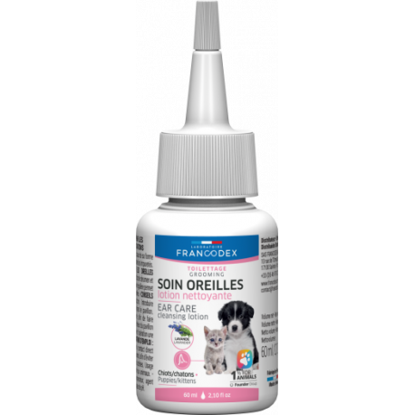 Lotion oreilles pour chien et chat