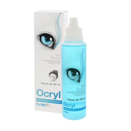 Lotion Ocryl, nettoyant pour oeil pour chien et chat