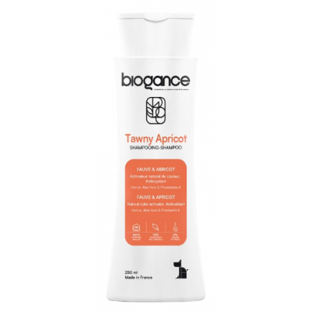 Shampoing chien Poils Abricots