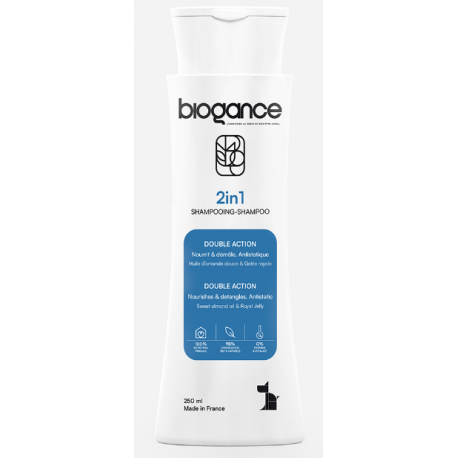 Shampooing 2 en 1 pour chien