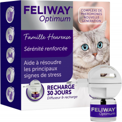 FELIWAY optimum DIFFUSEUR + RECHARGE 48 ML