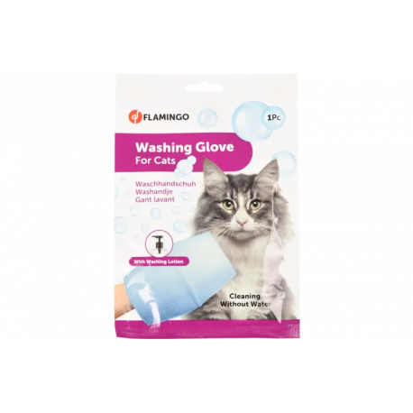 Gant de lavage pour chat à usage unique